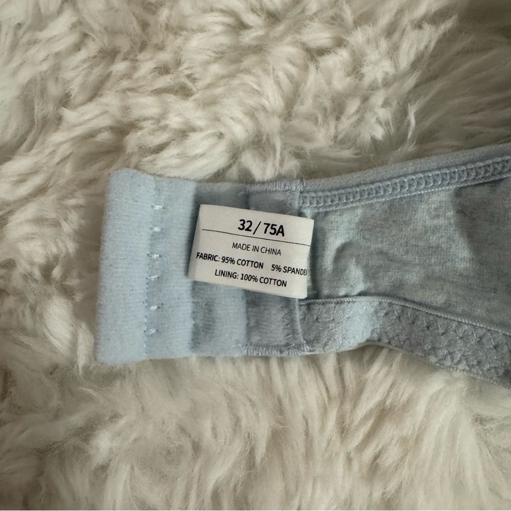 5/$32 Salia Girl Light Blue Women's Bra Size 32A - Picture 9 of 10